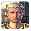 Symbolgraphik Augustus Caesar