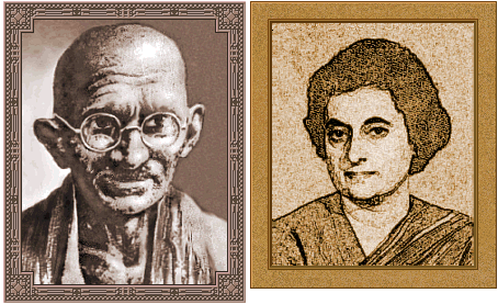 Mohandas Gandhi, Indira Gandhi