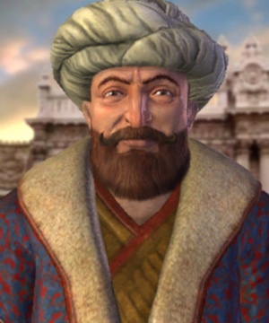 Mehmed II. im 3D-Diplomatiebildschirm