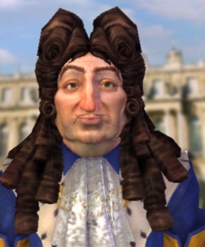 Ludwig XIV im 3D-Diplomatiebildschirm