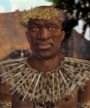 Shaka im 3D-Diplomatiebildschirm