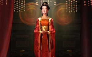 Wu Zetian im 3D-Diplomatiebildschirm