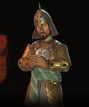 Saladin (Sultan) im 3D-Diplomatiebildschirm