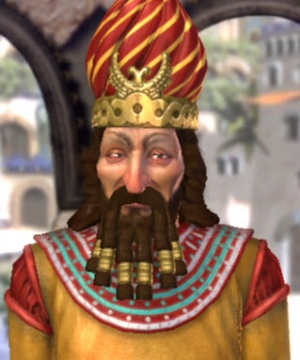 Hammurabi im 3D-Diplomatiebildschirm