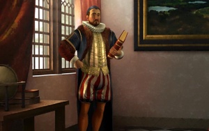 Wilhelm von Oranien im 3D-Diplomatiebildschirm