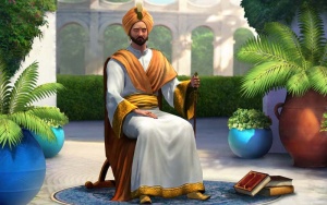 Harun al-Rashid im 3D-Diplomatiebildschirm